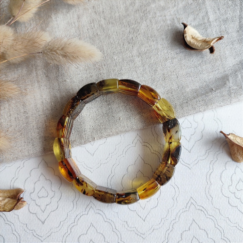 Браслет пласт. янтарь 3501119515 (2)