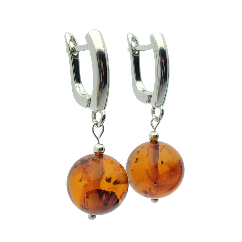 Серьги, Янтарь,ПСР 2103205365