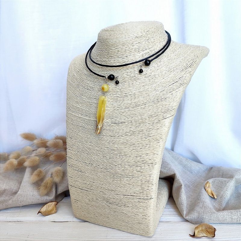 Колье "Италия" Янтарь