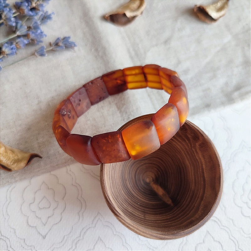 Браслет пласт. янтарь 3121119518 (4)