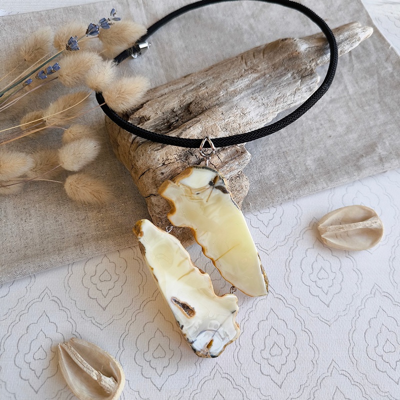 Колье авторское Янтарь а7506900061 (2)