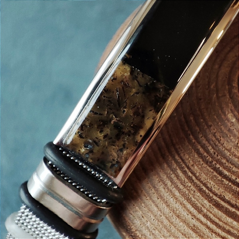 Браслет на метал. ремешке, янтарь 3211519863 (5)