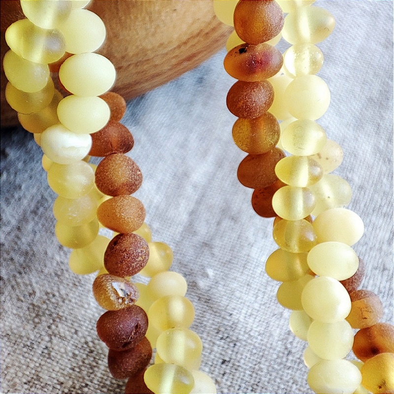 Бусы "Радость" из янтаря