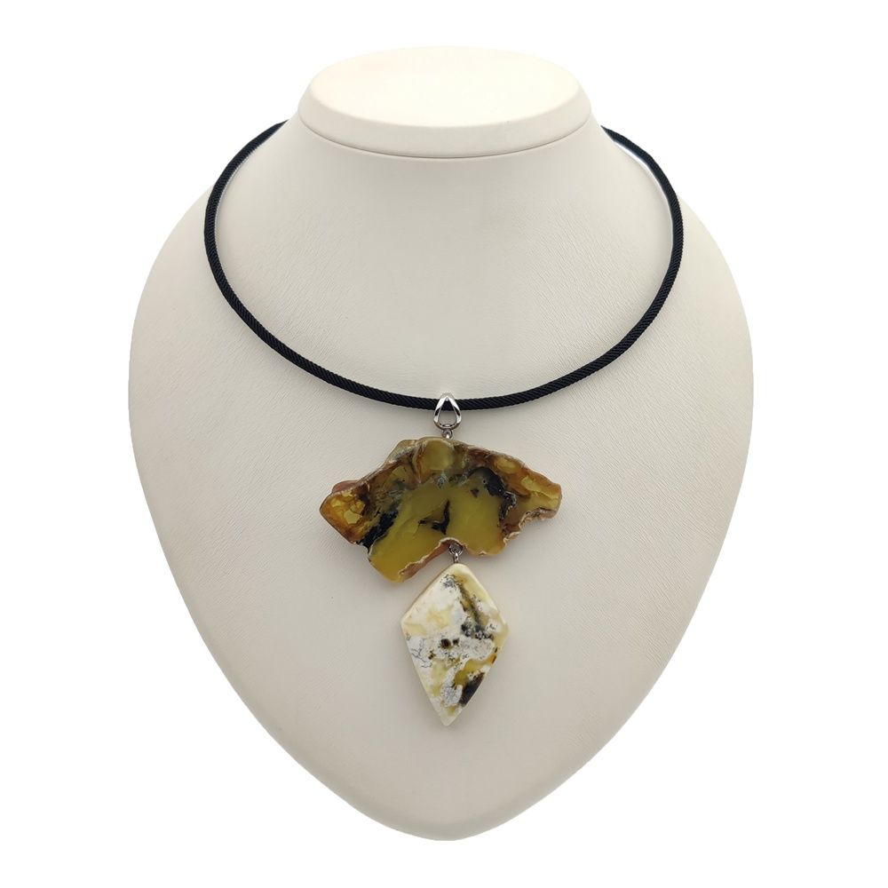 Колье авторское Янтарь