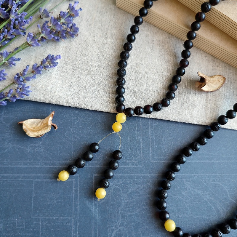 Четки буддийские янтарь 9116100229 (3)