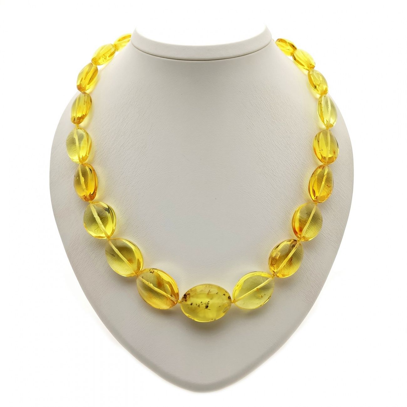 Бусы "Косточка" янтарь