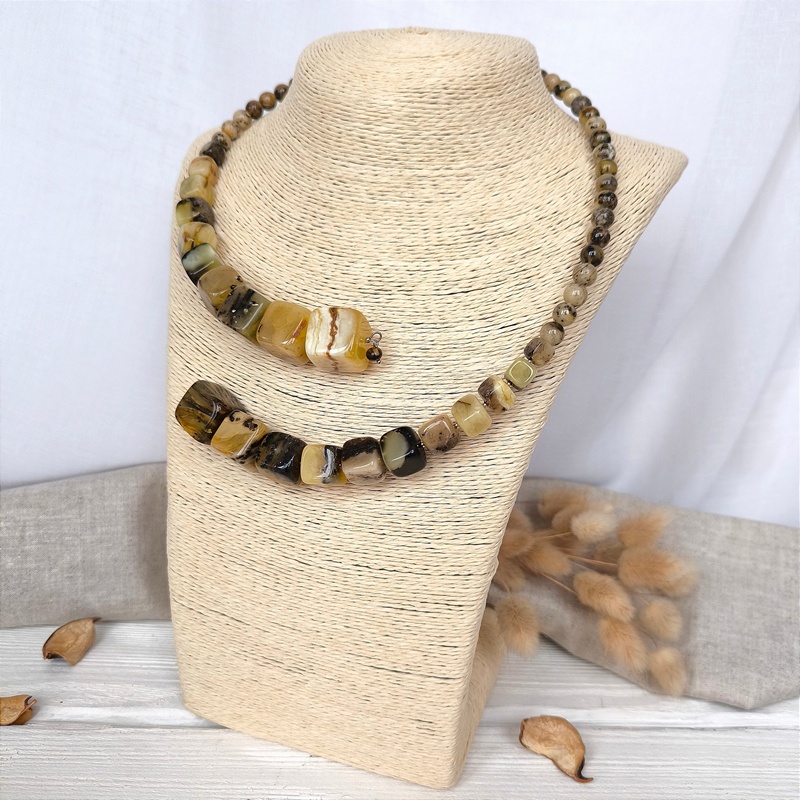 Колье "Италия" Янтарь