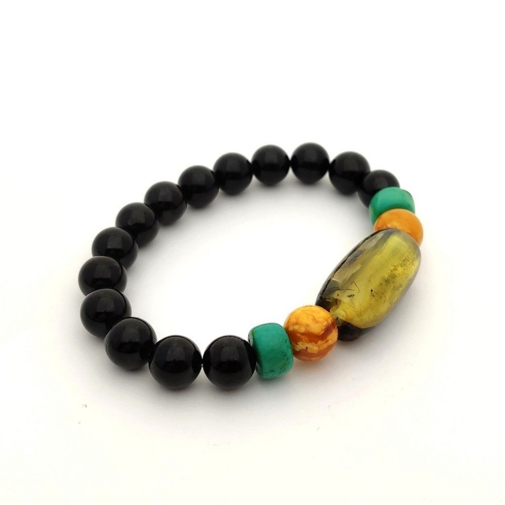 Браслет "Шар" янтарь