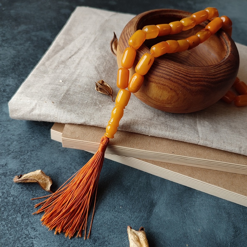 Четки мусульманские янтарь