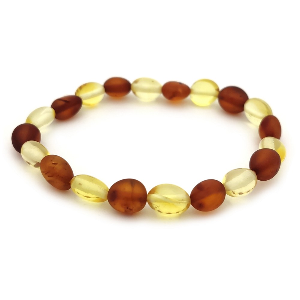Браслет детский янтарь
