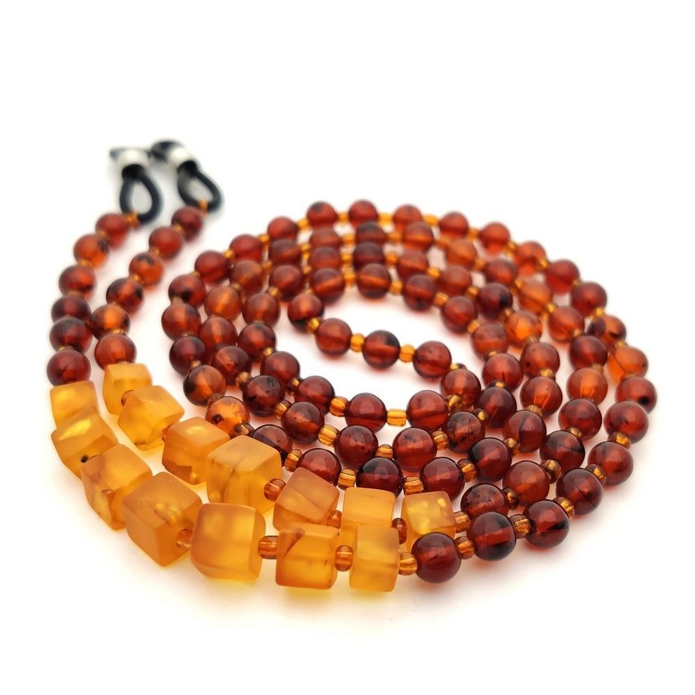 2,Шнурок для очков, янтарь