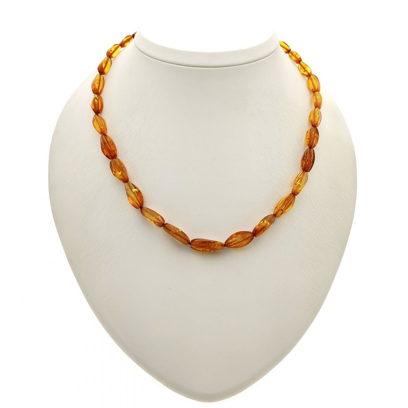 Бусы "Елена" янтарь