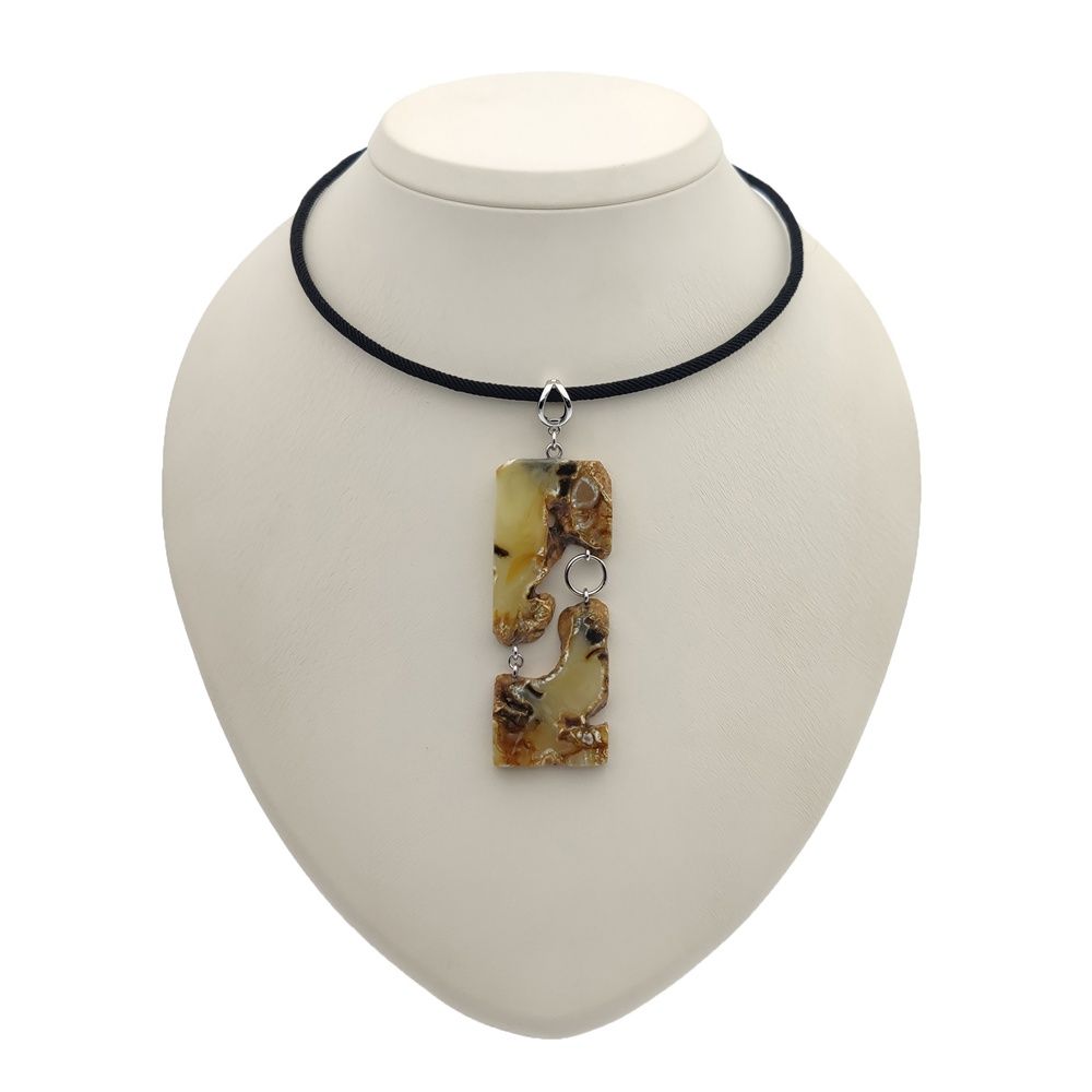 Колье авторское Янтарь