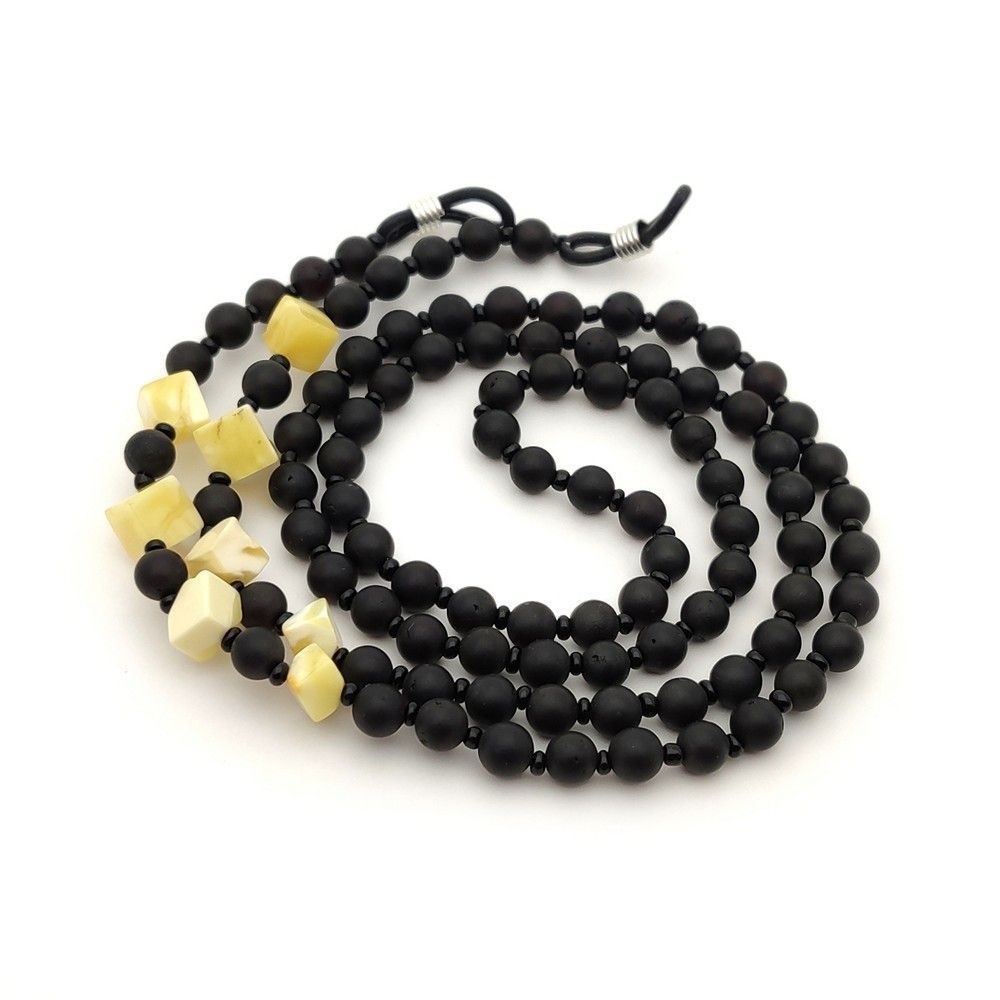 2,Шнурок для очков, янтарь