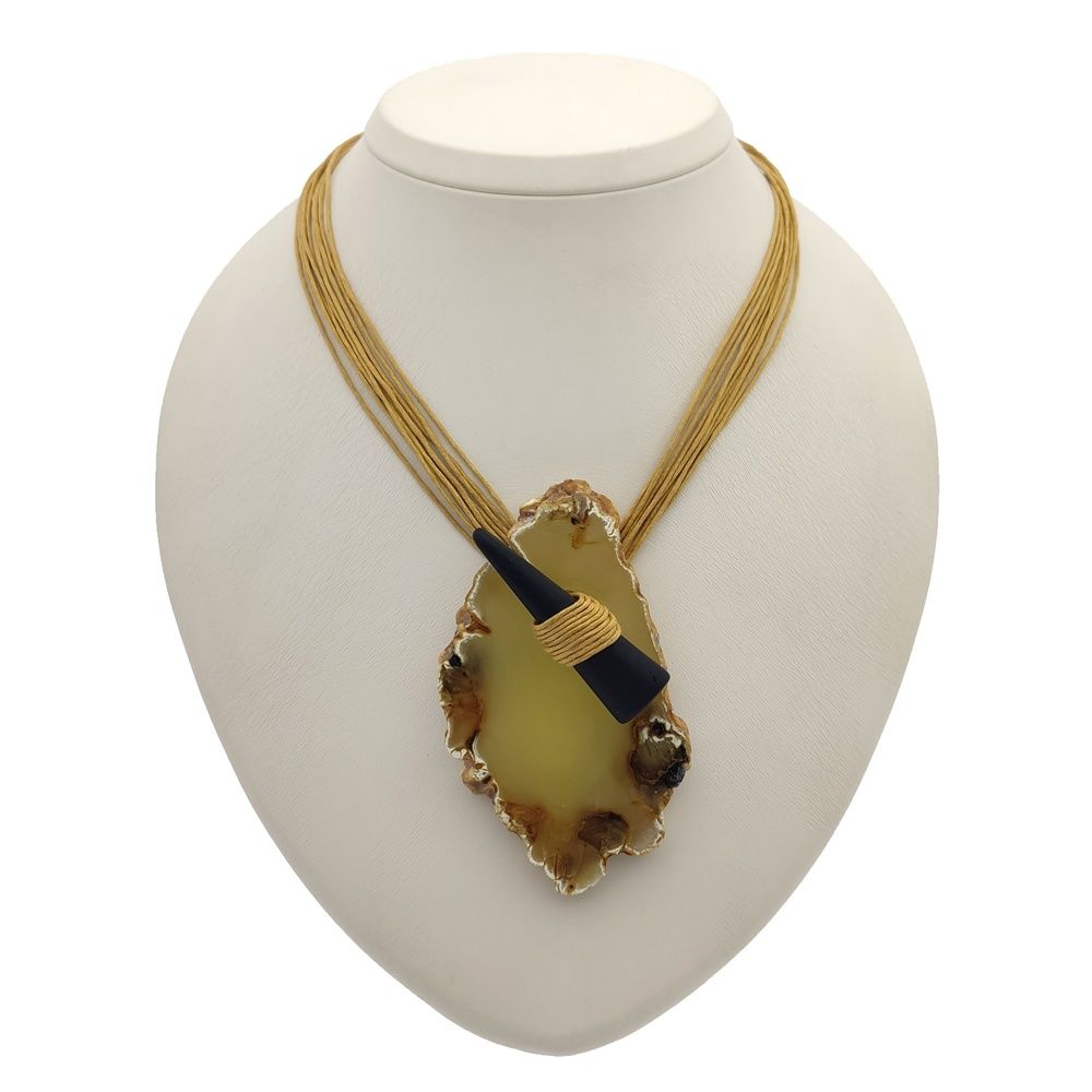 Колье авторское Янтарь