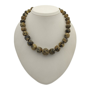 Бусы "Кусанка" янтарь