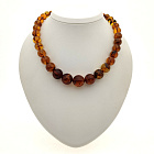 Бусы "Шар" из янтаря