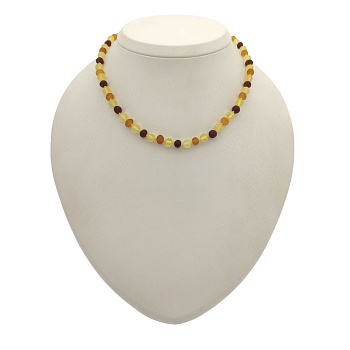 Чокер "Мятый шар" Янтарь